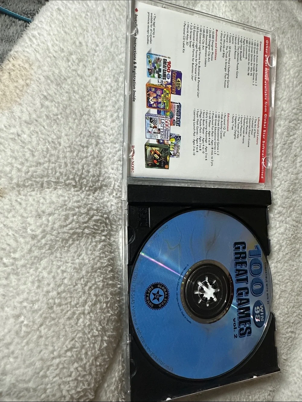 SimCity 4 Deluxe Edition PC Game + 100 Great Games CD-case broken